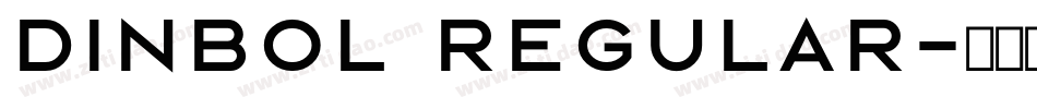 Dinbol Regular字体转换